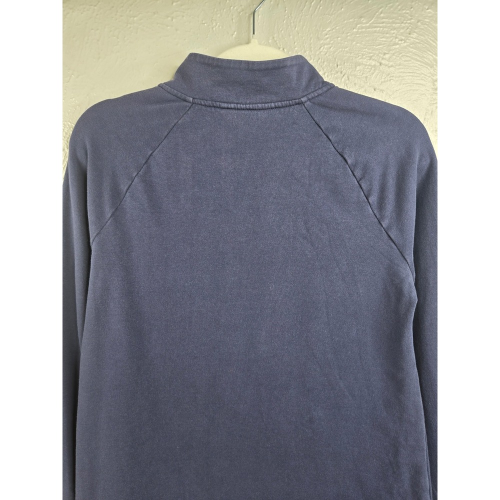 Lilly Pulitzer Skipper Pullover Sweater Small Navy Blue Half Zip Preppy Nautical - Picture 7 of 11